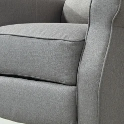 Sillón relax Petite Homcom reclinable gris 102x77x88 cm