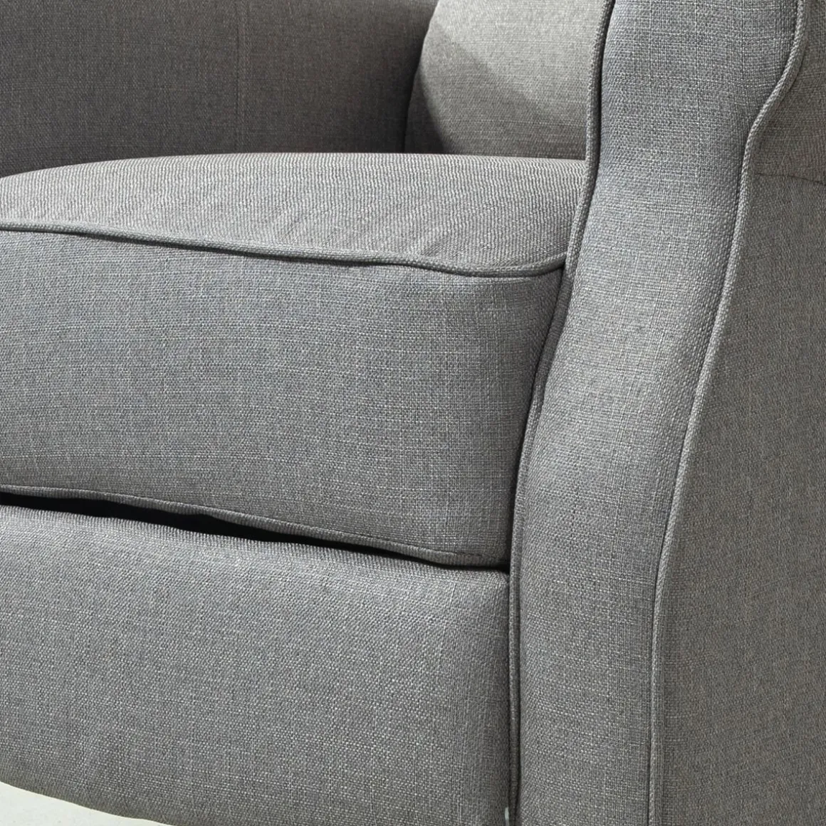 Sillón relax Petite Homcom reclinable gris 102x77x88 cm