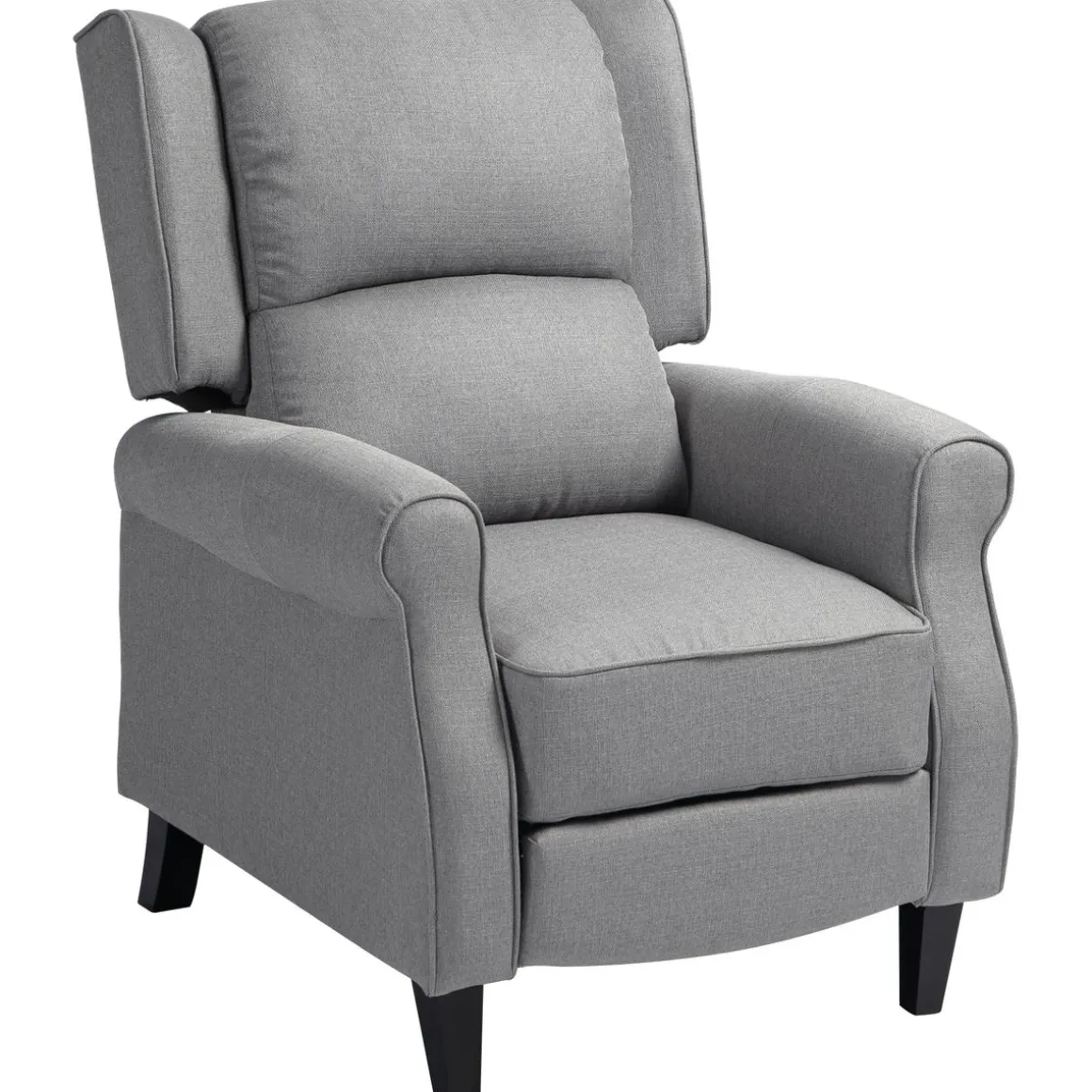 Sillón relax Petite Homcom reclinable gris 102x77x88 cm