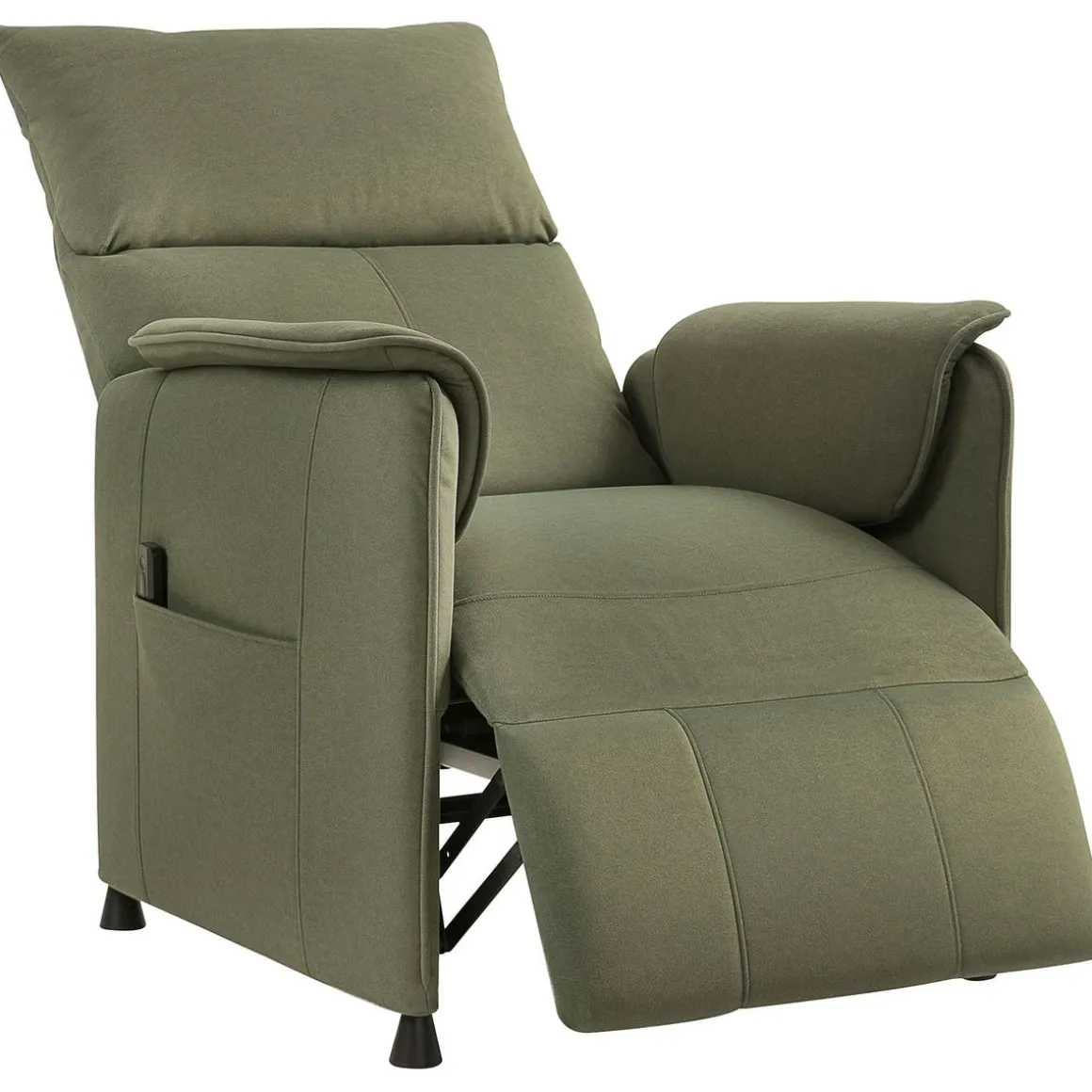 Sillón Rui Homcom reclinable con reposapiés 104x80x83 cm