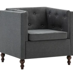 Sillón Santa Cruz tapizado de tela 70x72x68 cm