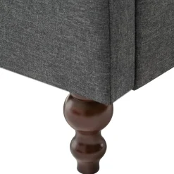 Sillón Santa Cruz tapizado de tela 70x72x68 cm