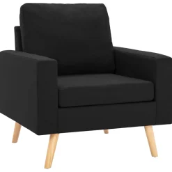 Sillón Travis tapizado tela 80x77x71 cm