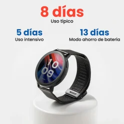 Smartwatch SPC Smartee Duo Classic 1,43’’ manos libres + correa extra negro