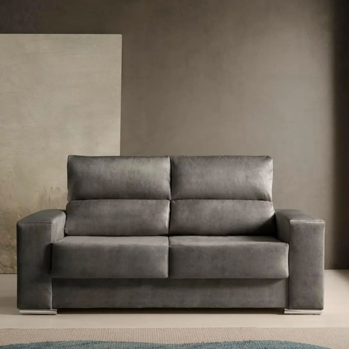Sofá Alice Velare 3 plazas respaldo reclinable 100x180x85 cm