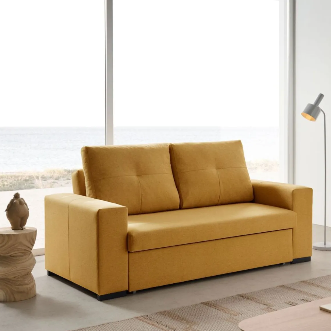 Sofá cama Capri 3 plazas clic-clac 97x186x92 cm