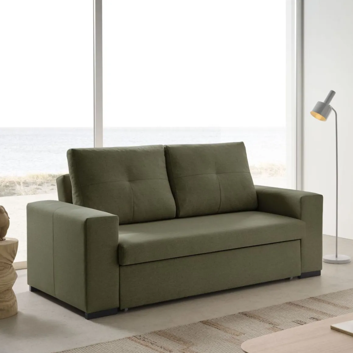 Sofá cama Capri 3 plazas clic-clac 97x186x92 cm