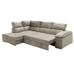 Sofá cama chaiselongue Fiorella Velare 3 plazas 105x285x200 cm