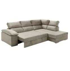 Sofá cama chaiselongue Fiorella Velare 3 plazas 105x285x200 cm