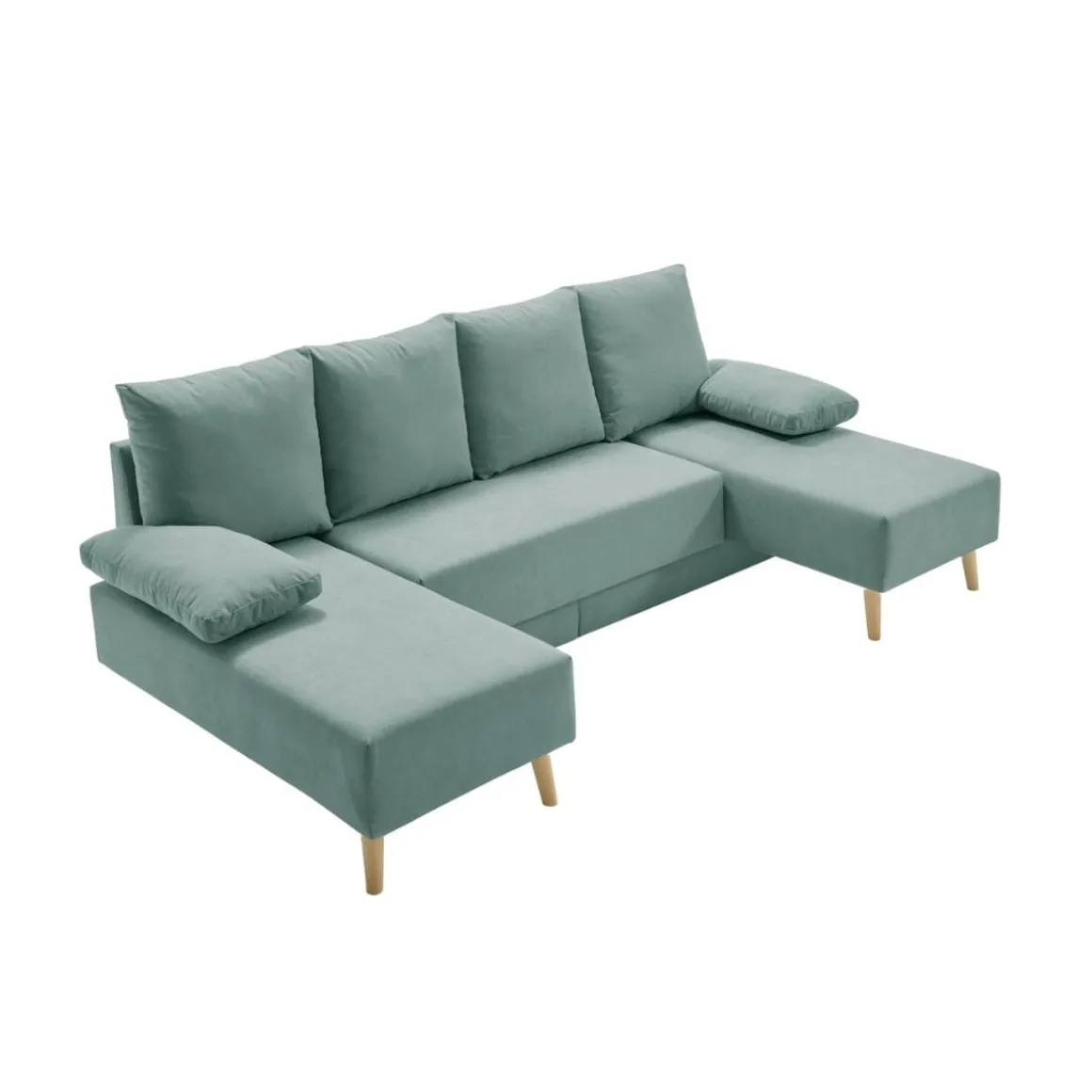 Sofá cama chaiselongue Signature 4 plazas 5 en 1 con arcón 98x260x153 cm