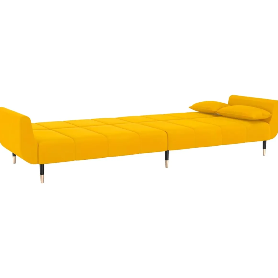 Sofá cama Hirina 2 plazas respaldo ajustable con almohadas 69x220x84,5 cm
