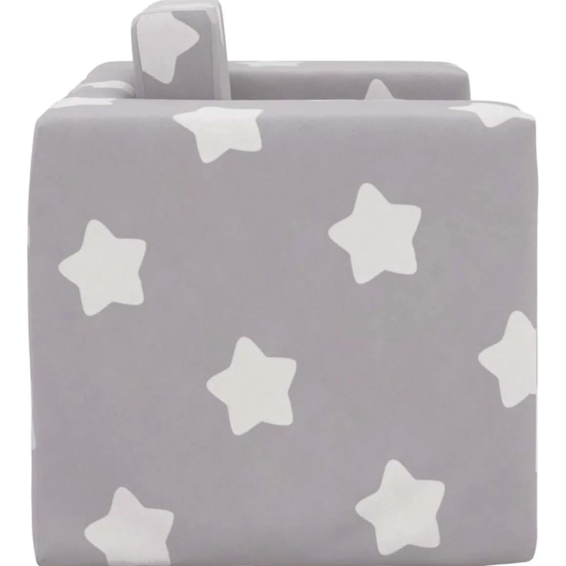 Sofá cama infantil Estrella 1 plaza gris 42x52x38 cm