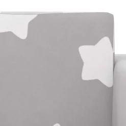 Sofá cama infantil Estrella 1 plaza gris 42x52x38 cm