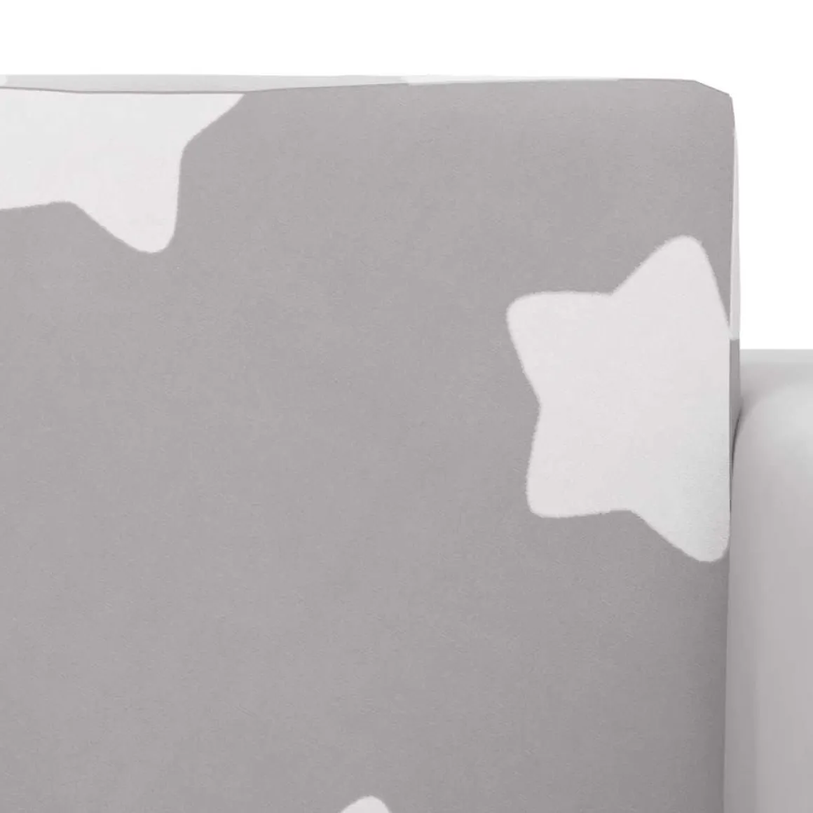 Sofá cama infantil Estrella 1 plaza gris 42x52x38 cm