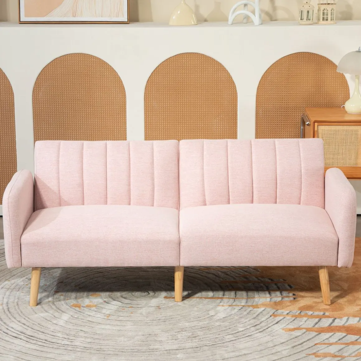Sofá cama Zoisita Homcom 2 plazas respaldo ajustable 73x173x75 cm