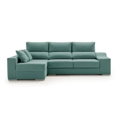 Sofá chaiselongue Amatista Plus 3 plazas reclinable y deslizante 102x265x150 cm