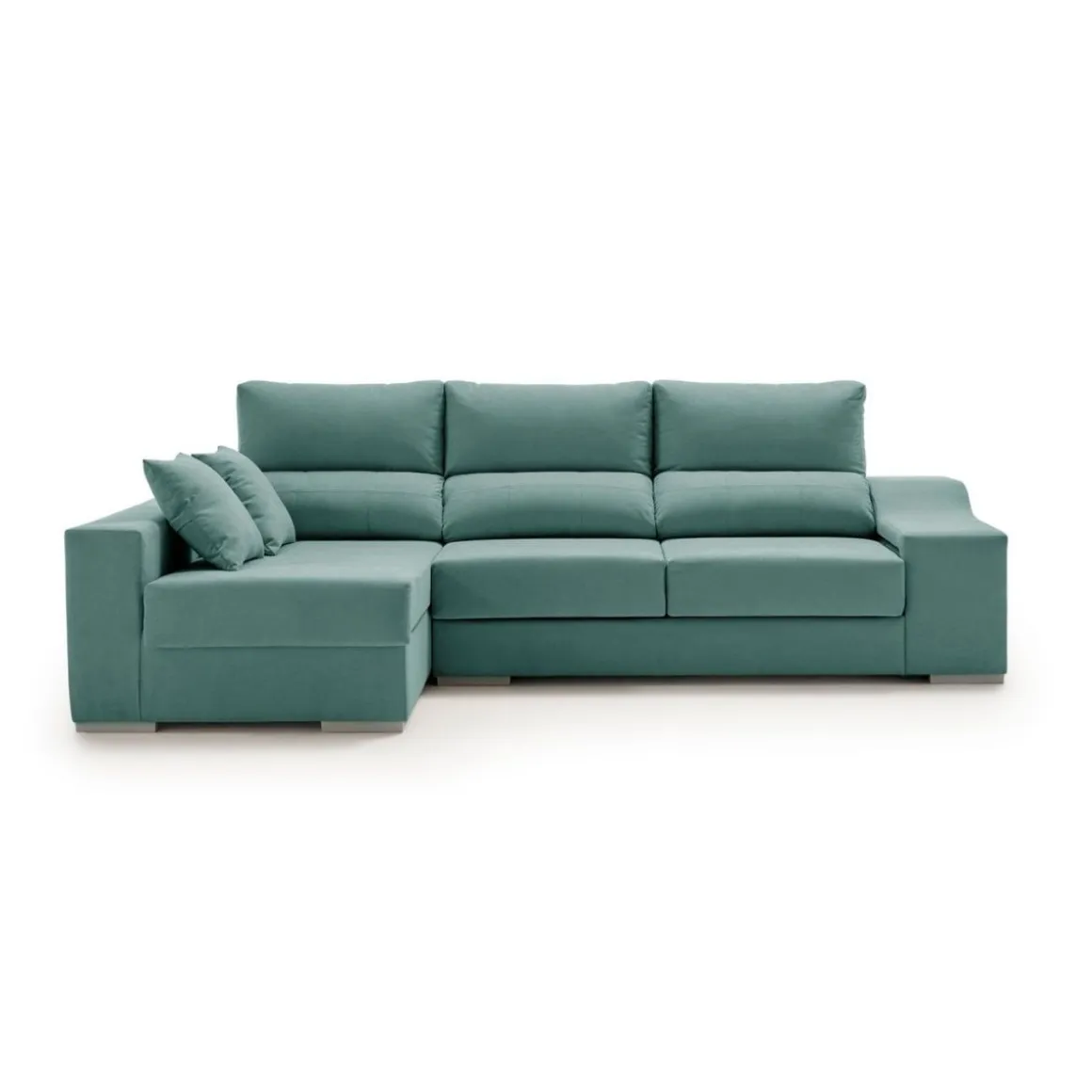 Sofá chaiselongue Amatista Plus 3 plazas reclinable y deslizante 102x265x150 cm