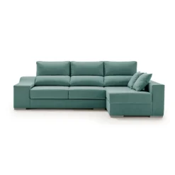 Sofá chaiselongue Amatista 3 plazas con arcón y 2 pufs 102x225x150 cm