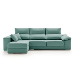 Sofá chaiselongue Corsa 3 plazas reclinable y deslizante 105x294x160 cm