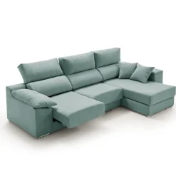 Sofá chaiselongue Corsa 3 plazas reclinable y deslizante 105x294x160 cm