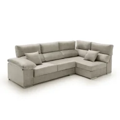 Sofá chaiselongue Cosima Velare rinconera asientos reclinables 102x265x145 cm