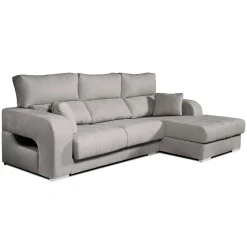 Sofá chaiselongue Diamante 3 plazas reclinable y deslizante 102x284x160 cm