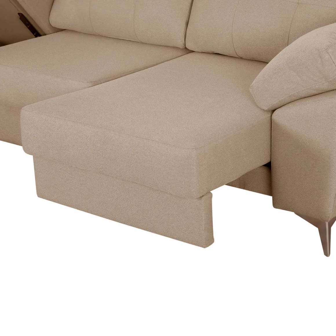 Sofá chaiselongue Elegance 3 plazas convertible en cama 110x285x150 cm