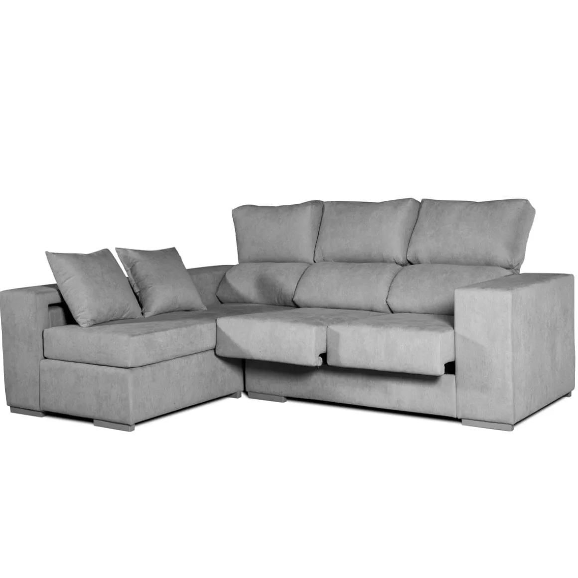 Sofá chaiselongue Marbella 3 plazas reclinable y deslizante 100x225x140 cm