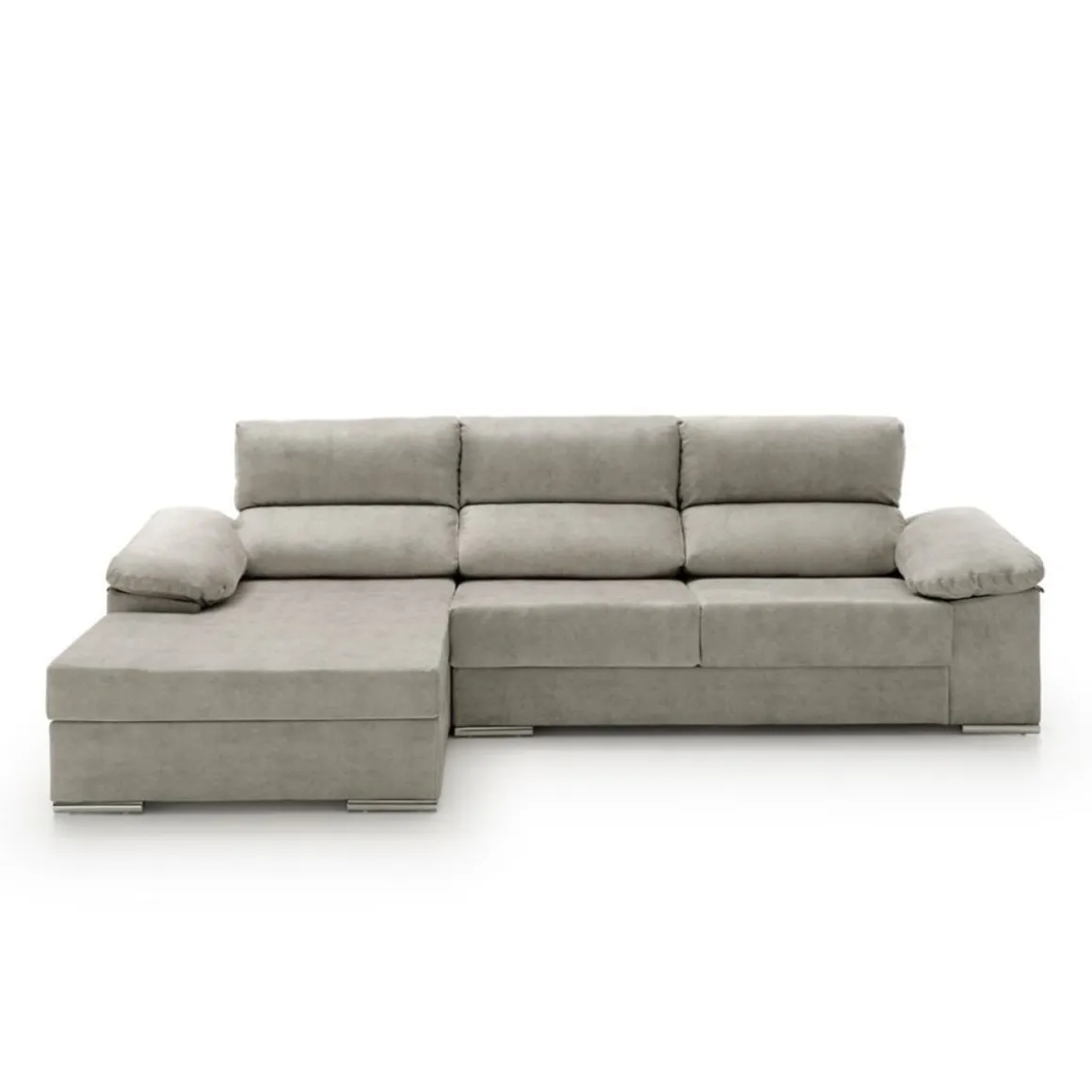 Sofá chaiselongue Melissa Velare 3 plazas reclinable + deslizante 105x265x160 cm