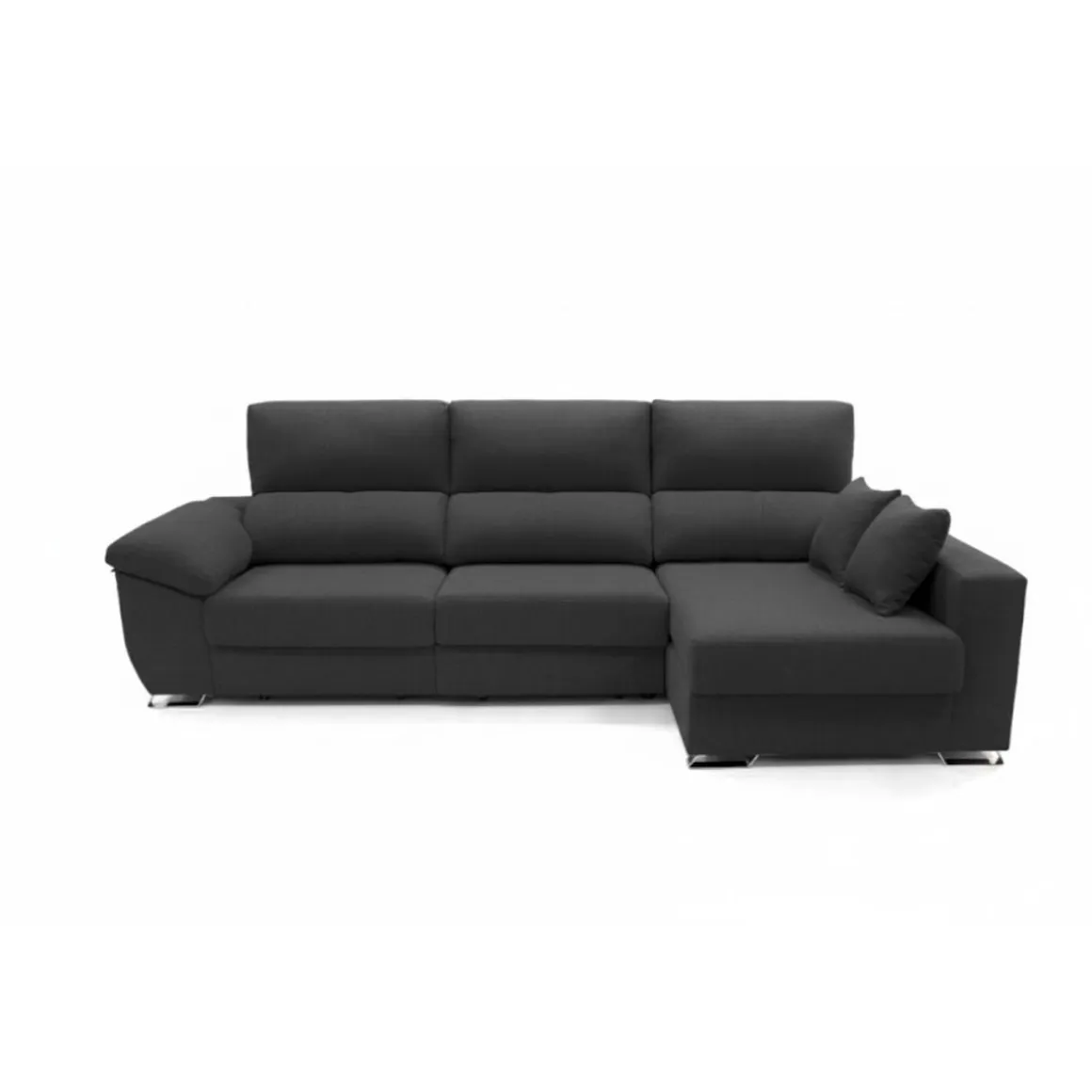 Sofá chaiselongue Ponza 3 plazas deslizante y reclinable tela Opera 275 cm