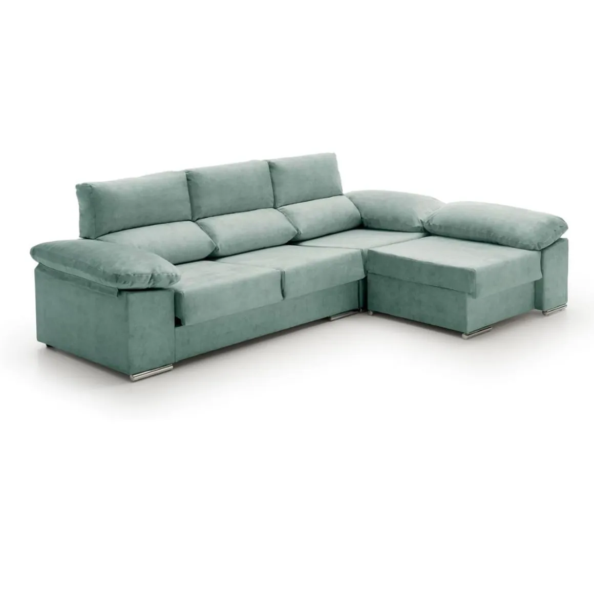 Sofá chaiselongue reversible Anna Velare 3 plazas 102x260x150 cm