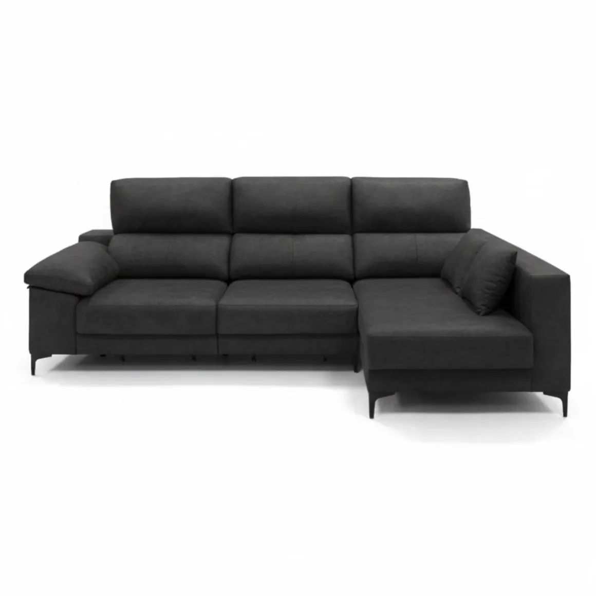 Sofá chaiselongue Santorini 3 plazas deslizante + reclinable tela Ópera 100x275x160 cm