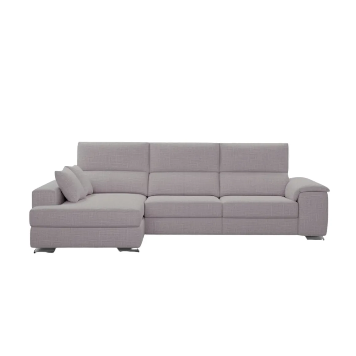 Sofá chaiselongue Sidney 3 plazas deslizante y reclinable tela Sorrento 285 cm