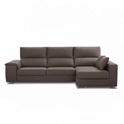 Sofá chaiselongue Sidney 3 plazas deslizante y reclinable tela Nevada 285 cm