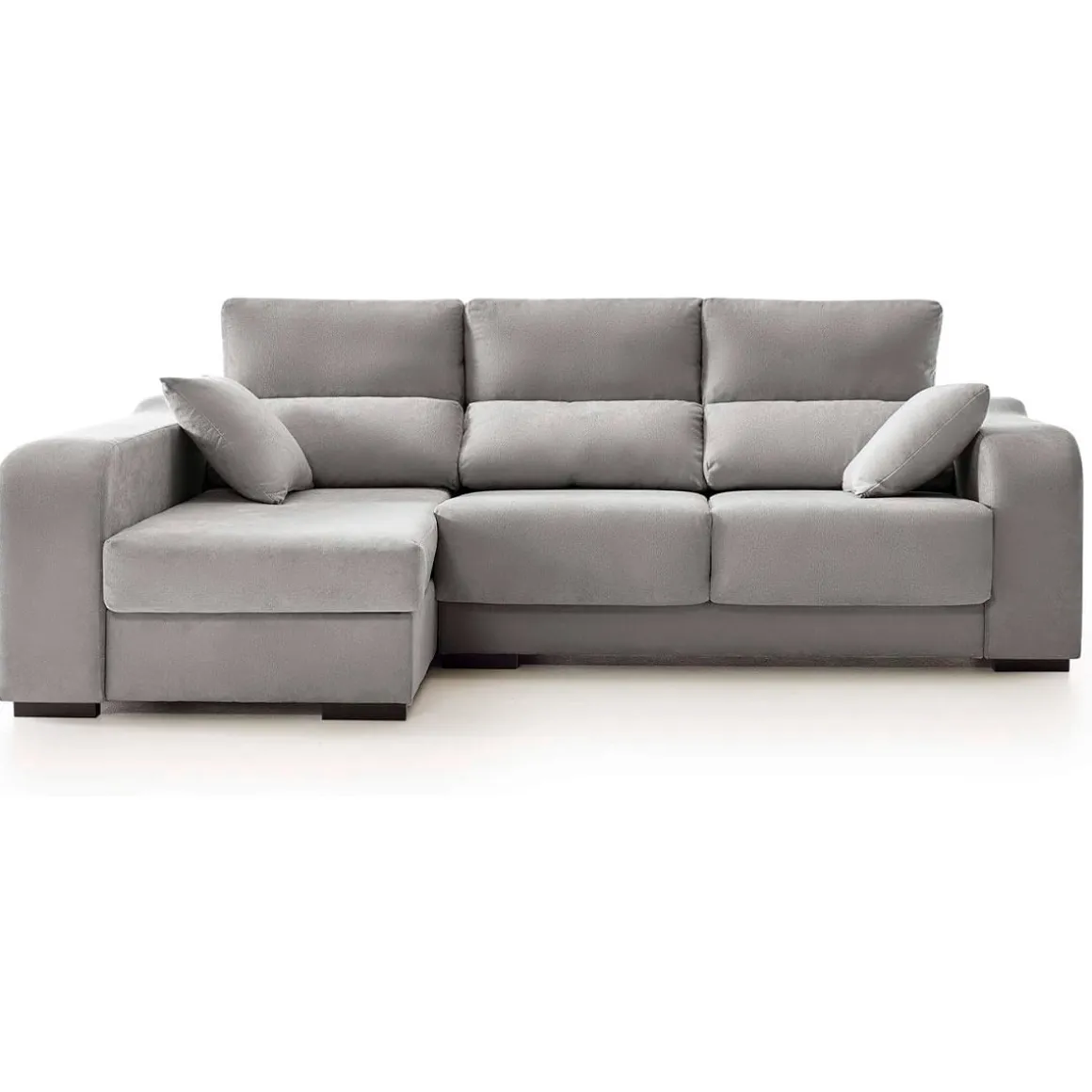Sofá chaiselongue Zafiro 3 plazas con arcón 110x225x140 cm