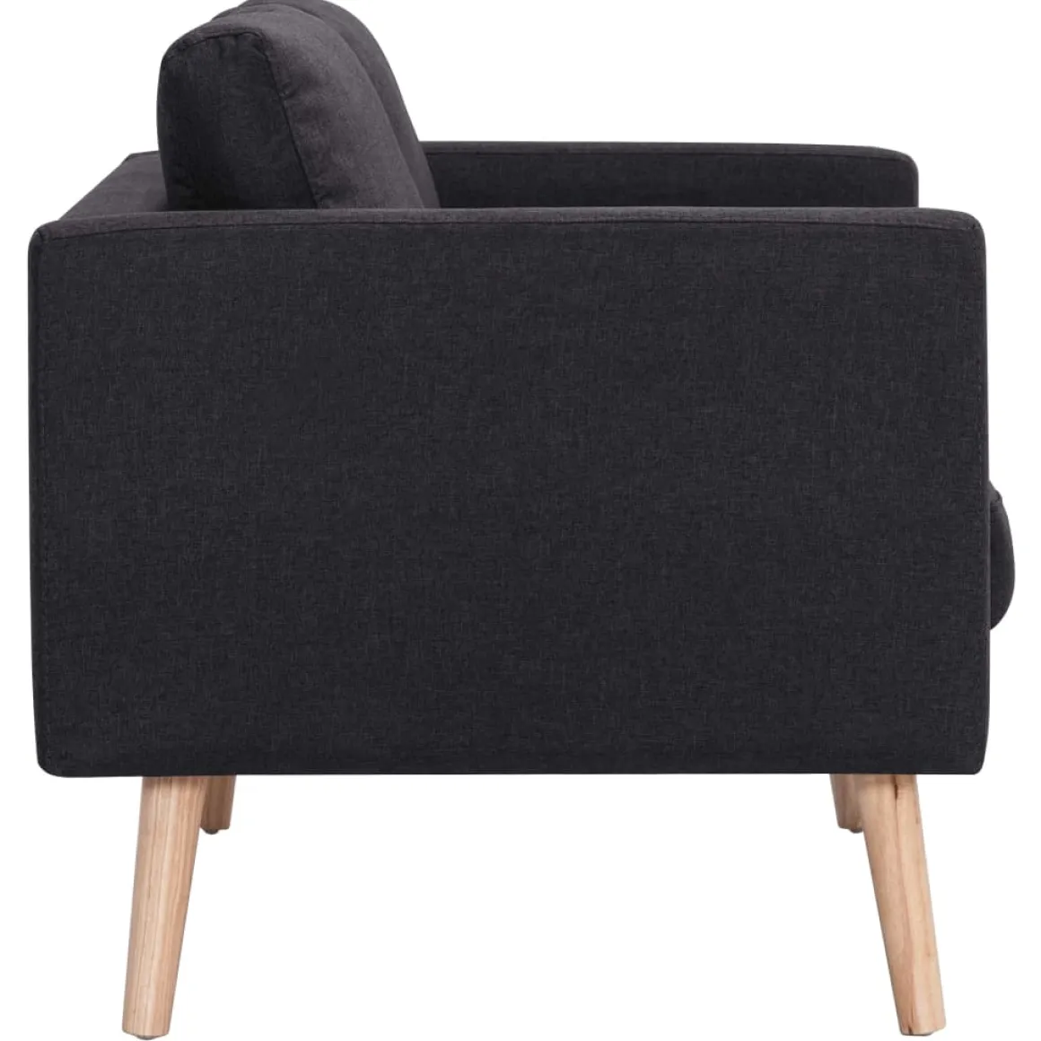 Sofá de 3 plazas Manacor tela 73x168x70 cm
