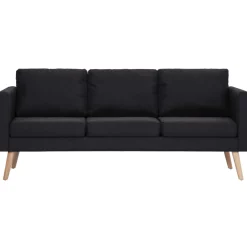 Sofá de 3 plazas Manacor tela 73x168x70 cm