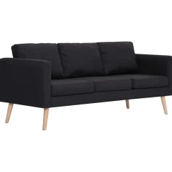 Sofá de 3 plazas Manacor tela 73x168x70 cm