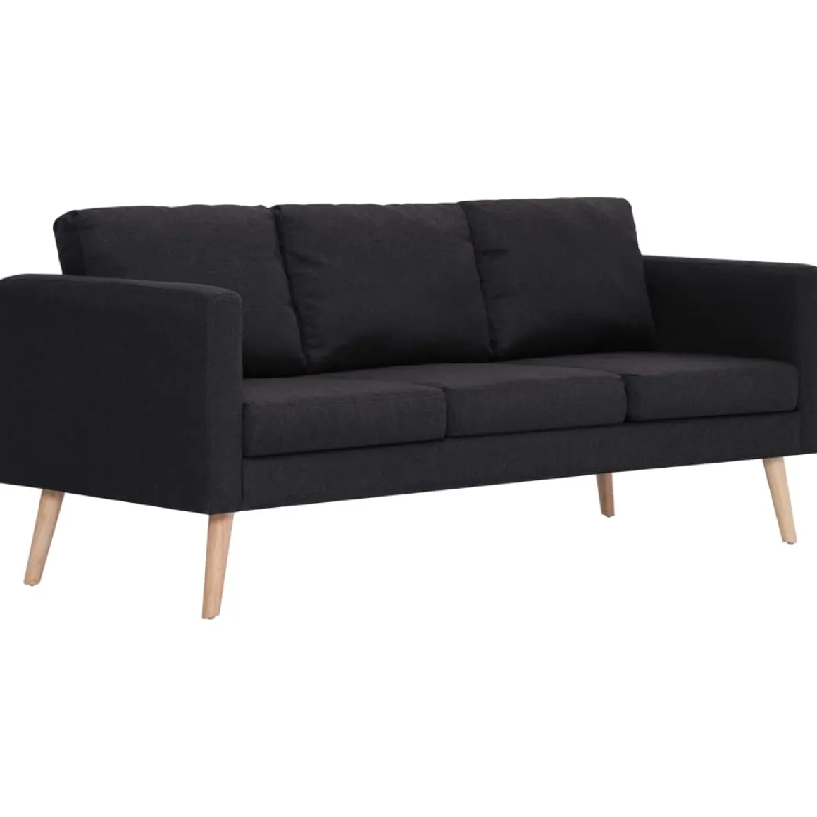 Sofá de 3 plazas Manacor tela 73x168x70 cm