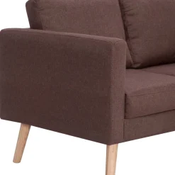 Sofá de 2 plazas Milo tapizado tela 73x116x70 cm