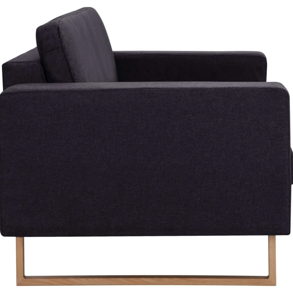 Sofá de 2 plazas Nara tapizado tela 75x156x82 cm