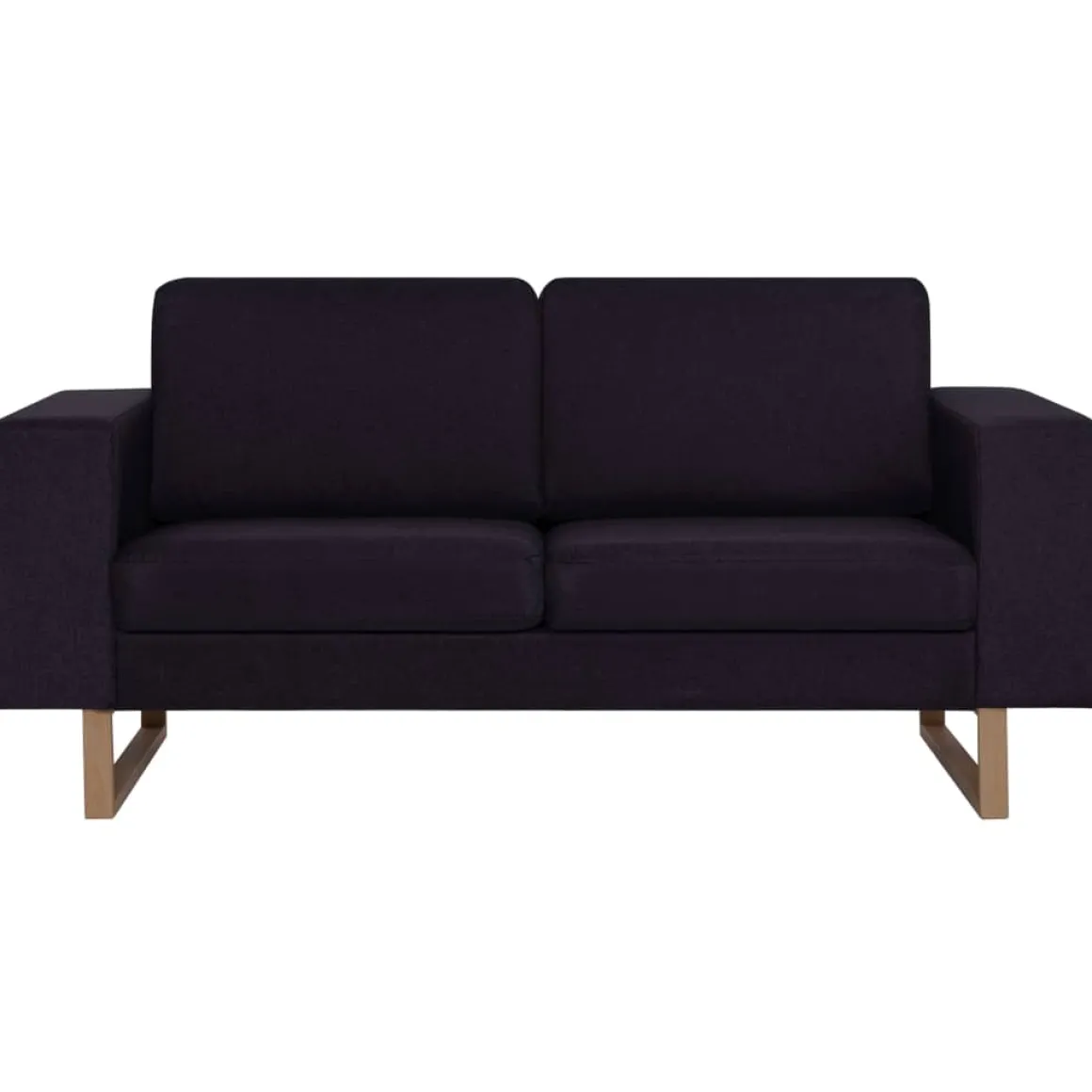 Sofá de 2 plazas Nara tapizado tela 75x156x82 cm