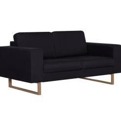 Sofá de 2 plazas Nara tapizado tela 75x156x82 cm