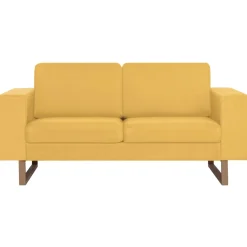Sofá de 2 plazas Nara tapizado tela 75x156x82 cm