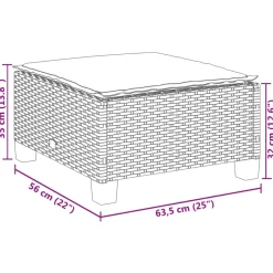Sofá de exterior Dream modular 4 piezas con 5 cojines