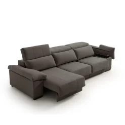 Sofá Gran Hermes Premium deslizante y reclinable 107x285x103 cm