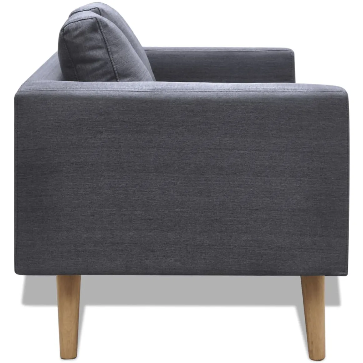 Sofá Linley 2 plazas tapizado tela 73x116x70 cm