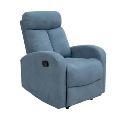 Sofá relax Siberia 1 plaza reclinable con reposapiés 100x75x95 cm