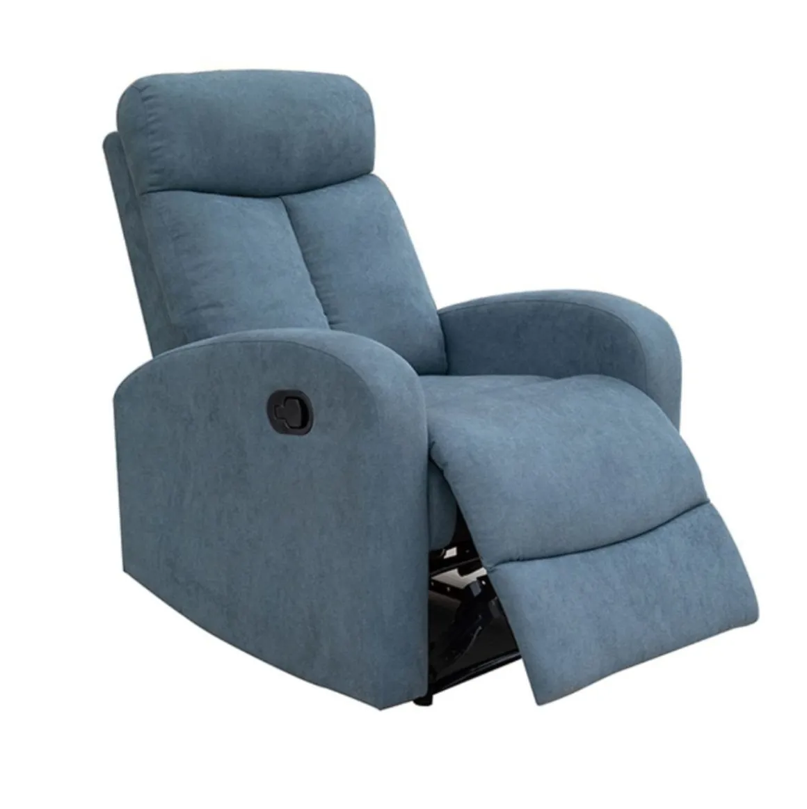 Sofá relax Siberia 1 plaza reclinable con reposapiés 100x75x95 cm