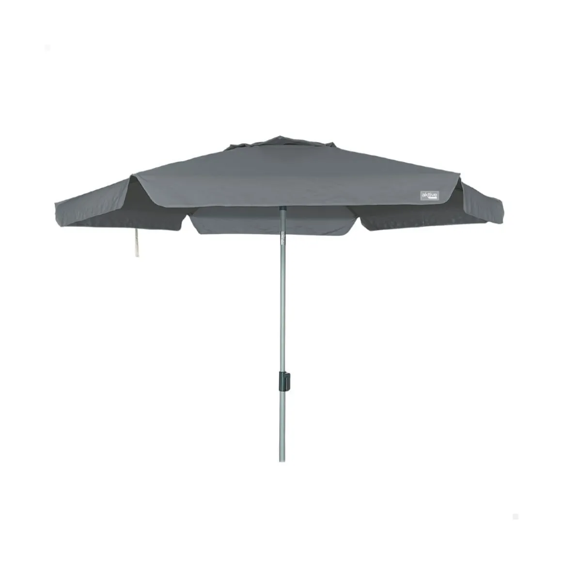Sombrilla Aktive con ventilación + bolsa de transporte gris Ø230 cm
